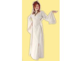 Vestido Medieval Magierin mujer algodon lino