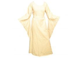 Vestido Medieval Doncella dama lino algodon