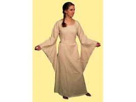 Vestido Medieval Doncella dama lino algodon