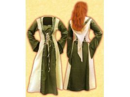 Vestido medieval Hechicera dama noble druida