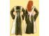 Vestido medieval Hechicera dama noble druida