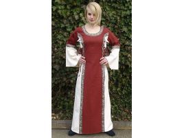 Vestido Medieval Aliera algodon celta vikingo